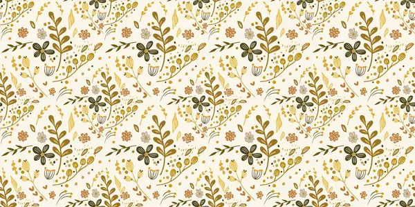 Güz Kış Şablonu Kapak, Bayrak ve Notlar için Arkaplan Çizimi. Sonbahar Estetik Arkaplanı. Bitki ve Çiçek Desenli Arkaplan. 