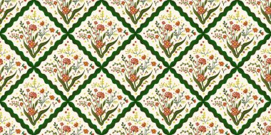 Güz Kış Şablonu Kapak, Bayrak ve Notlar için Arkaplan Çizimi. Sonbahar Estetik Arkaplanı. Bitki ve Çiçek Desenli Arkaplan. 