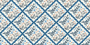 Güz Kış Şablonu Kapak, Bayrak ve Notlar için Arkaplan Çizimi. Sonbahar Estetik Arkaplanı. Bitki ve Çiçek Desenli Arkaplan. 