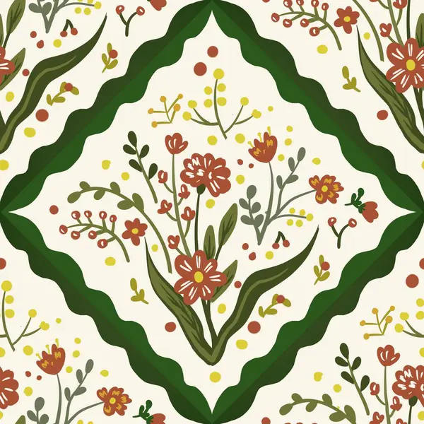 Güz Kış Şablonu Kapak, Bayrak ve Notlar için Arkaplan Çizimi. Sonbahar Estetik Arkaplanı. Bitki ve Çiçek Desenli Arkaplan. 