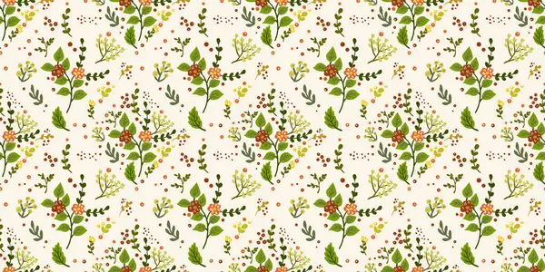 Güz Kış Şablonu Kapak, Bayrak ve Notlar için Arkaplan Çizimi. Sonbahar Estetik Arkaplanı. Bitki ve Çiçek Desenli Arkaplan. 