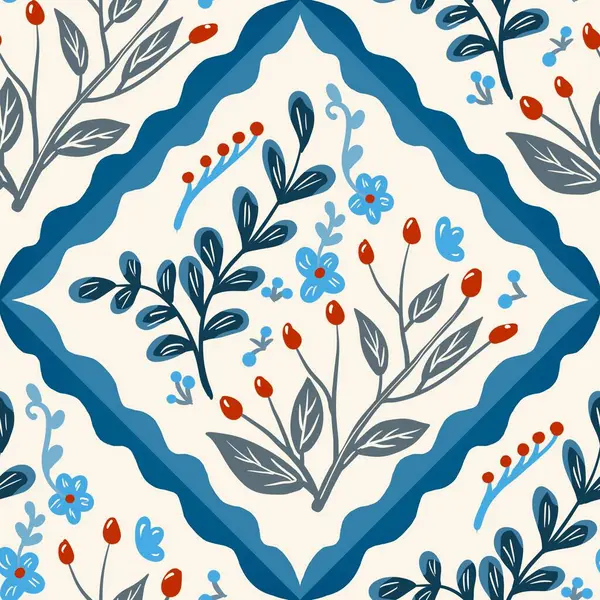 Güz Kış Şablonu Kapak, Bayrak ve Notlar için Arkaplan Çizimi. Sonbahar Estetik Arkaplanı. Bitki ve Çiçek Desenli Arkaplan. 