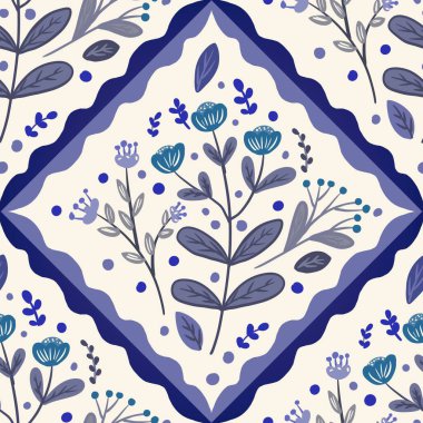 Güz Kış Şablonu Kapak, Bayrak ve Notlar için Arkaplan Çizimi. Sonbahar Estetik Arkaplanı. Bitki ve Çiçek Desenli Arkaplan. 