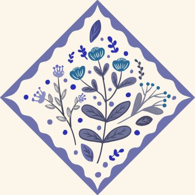 Güz Kış Şablonu Kapak, Bayrak ve Notlar için Arkaplan Çizimi. Sonbahar Estetik Arkaplanı. Bitki ve Çiçek Desenli Arkaplan. 