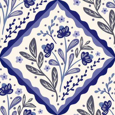 Güz Kış Şablonu Kapak, Bayrak ve Notlar için Arkaplan Çizimi. Sonbahar Estetik Arkaplanı. Bitki ve Çiçek Desenli Arkaplan. 