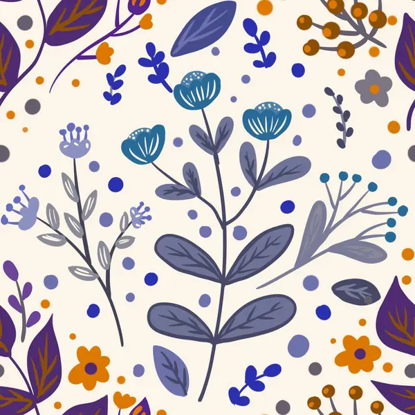 Güz Kış Şablonu Kapak, Bayrak ve Notlar için Arkaplan Çizimi. Sonbahar Estetik Arkaplanı. Bitki ve Çiçek Desenli Arkaplan. 