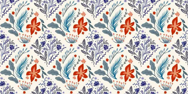 Güz Kış Şablonu Kapak, Bayrak ve Notlar için Arkaplan Çizimi. Sonbahar Estetik Arkaplanı. Bitki ve Çiçek Desenli Arkaplan. 