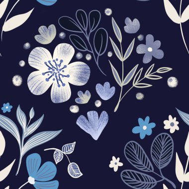 Güz Kış Şablonu Kapak, Bayrak ve Notlar için Arkaplan Çizimi. Sonbahar Estetik Arkaplanı. Bitki ve Çiçek Desenli Arkaplan. 