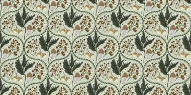 Güz Kış Şablonu Kapak, Bayrak ve Notlar için Arkaplan Çizimi. Sonbahar Estetik Arkaplanı. Bitki ve Çiçek Desenli Arkaplan. 