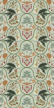 Güz Kış Şablonu Kapak, Bayrak ve Notlar için Arkaplan Çizimi. Sonbahar Estetik Arkaplanı. Bitki ve Çiçek Desenli Arkaplan. 