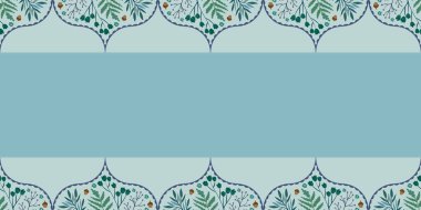 Güz Kış Şablonu Kapak, Bayrak ve Notlar için Arkaplan Çizimi. Sonbahar Estetik Arkaplanı. Bitki ve Çiçek Desenli Arkaplan. 