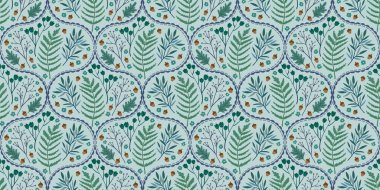 Güz Kış Şablonu Kapak, Bayrak ve Notlar için Arkaplan Çizimi. Sonbahar Estetik Arkaplanı. Bitki ve Çiçek Desenli Arkaplan. 