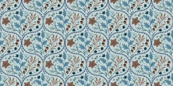 Güz Kış Şablonu Kapak, Bayrak ve Notlar için Arkaplan Çizimi. Sonbahar Estetik Arkaplanı. Bitki ve Çiçek Desenli Arkaplan. 