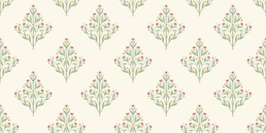 Kapak, Bayrak ve Notlar için Doğa Örnekleri Arka plan İllüstrasyonu. Sonbahar Estetik Arkaplanı. Bitki ve Çiçek Desenli Arkaplan.