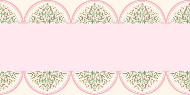 Kapak, Bayrak ve Notlar için Doğa Örnekleri Arka plan İllüstrasyonu. Sonbahar Estetik Arkaplanı. Bitki ve Çiçek Desenli Arkaplan.