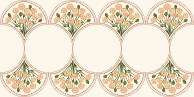 Kapak, Bayrak ve Notlar için Doğa Örnekleri Arka plan İllüstrasyonu. Sonbahar Estetik Arkaplanı. Bitki ve Çiçek Desenli Arkaplan.