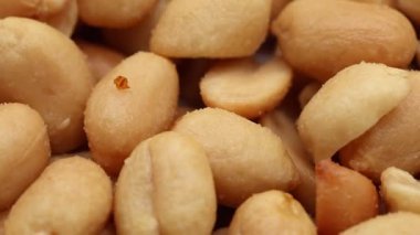 fıstık, tuzlanmış ve kavrulmuş, yakın plan.