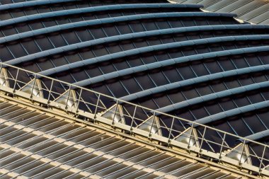 Binanın çatısının detayları, yapılar.