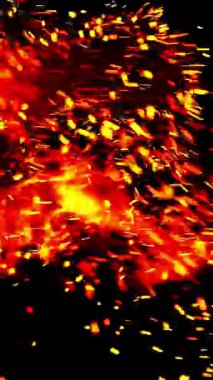 Soyut arkaplan zarif ateş kıvılcımı 