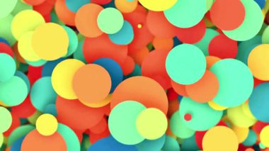 Titreşen Parçacıklar, güzel rahatlatıcı arka planda parçacıkların rastgele hareketi. Bokeh ile Parıldayan Parçacıklar