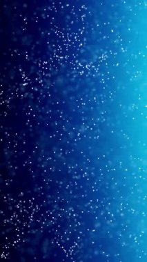 Doğal Yüzen Organik Parçacıklar Güzel Rahatlatıcı Arkaplanda. Bokeh 'le parıldayan parçacıklar. Yavaş çekim