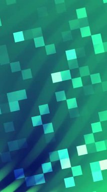 Işık Işınları Soyut Arkaplan Renkli Grafikleriyle Soyut Pikselleştirilmiş Yeşil Arkaplan