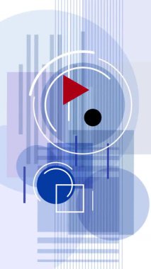 Geometrik şekiller Soyut Arkaplan Renkli Grafikler