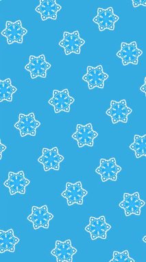 Kar Taneleriyle Noel Döngüsü Canlandırılmış Arkaplan