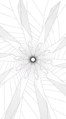  Canlandırılmış Fraktal Taslak Arkaplan Düzeni