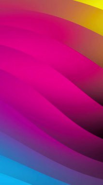 Canlı Cyan ve Sarı Gradyan Arkaplanı