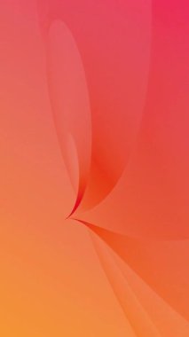 Pembe turuncu arka planda dönen sihirli spiral şekil. Bu zarif geometrik soyut arkaplan tam HD ve dikişsiz bir döngüdür