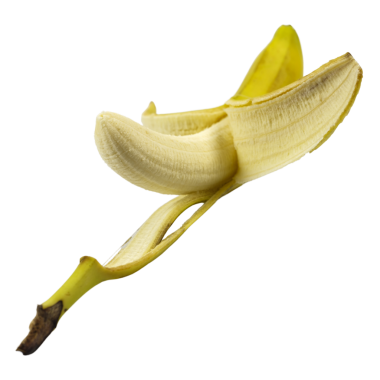 Muz, şeffaf arkaplan