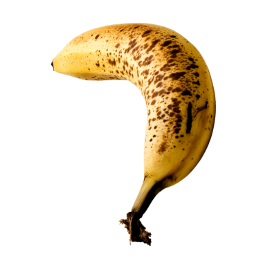 Muz, şeffaf arkaplan