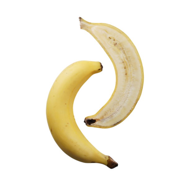 Muz, şeffaf arkaplan