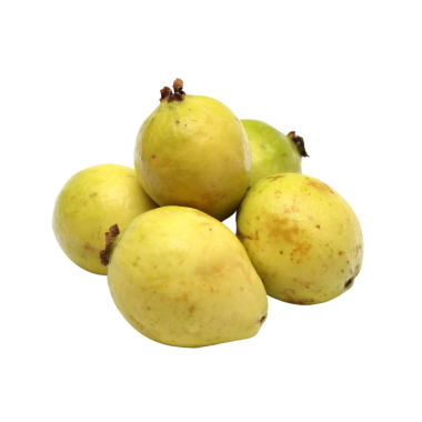 Guava meyvesi izole edilmiş şeffaf arkaplan