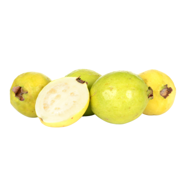 Guava meyvesi izole edilmiş şeffaf arkaplan