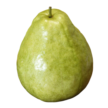 Guava meyvesi izole edilmiş şeffaf arkaplan