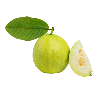 Guava meyvesi izole edilmiş şeffaf arkaplan