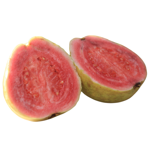 Guava meyvesi izole edilmiş şeffaf arkaplan