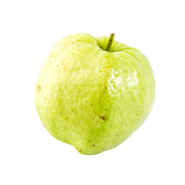 Guava meyvesi izole edilmiş şeffaf arkaplan