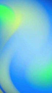 Bulanık arkaplan canlandırması yeşil mavi sarı gradyan