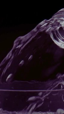 Bir bardak su arka planı pürüzsüz