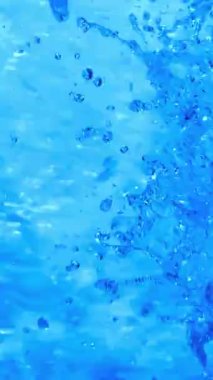  Mavi Su Döngüsü Arkaplanı Sıçrıyor