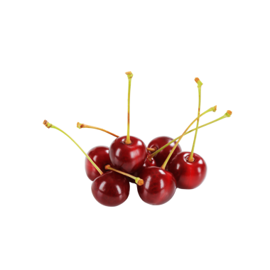 kiraz meyvesi izole edilmiş arka plan şeffaf 