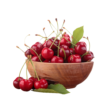 kiraz meyvesi izole edilmiş arka plan şeffaf 