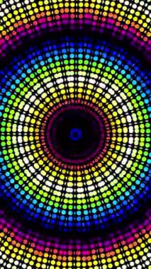 Neon Gökkuşağı Işıklarının Girdap Girdabı soyut arkaplanı