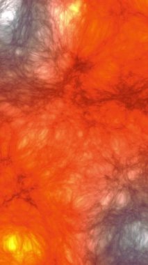 Toz Parçacıkları Arkaplanı Yavaş Hareket Turuncu ve Kırmızı