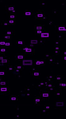 Mor dikdörtgen parçacık hareketi arkaplanı solmuş duvar kağıdı