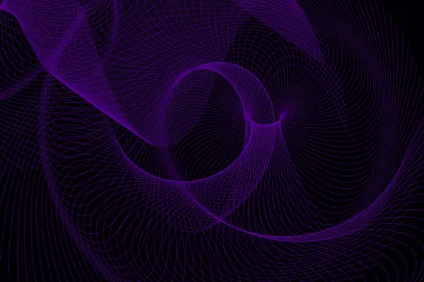 Akan dalga şekilleri ve hassas ağ desenleriyle soyut dijital tasarım, modernliği ve hareket halindeki zarif estetiği simgeliyor.