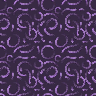 Vektörsüz desen. Mor soyut arkaplan. Geometrik çizgiler, kusursuz desen. Fütürist teknoloji grafik tasarımı. İş, kapak, başlık, duvar kağıdı, şirket, web sitesi broşürü
